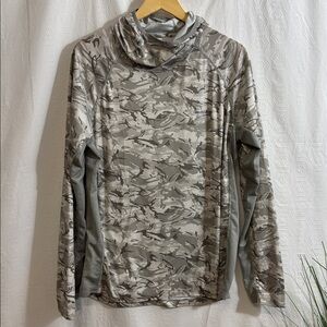 Grundens Men's Solstrale Crew Neck Long Sleeve UPF Fishing Hoodie Shirt Sz L